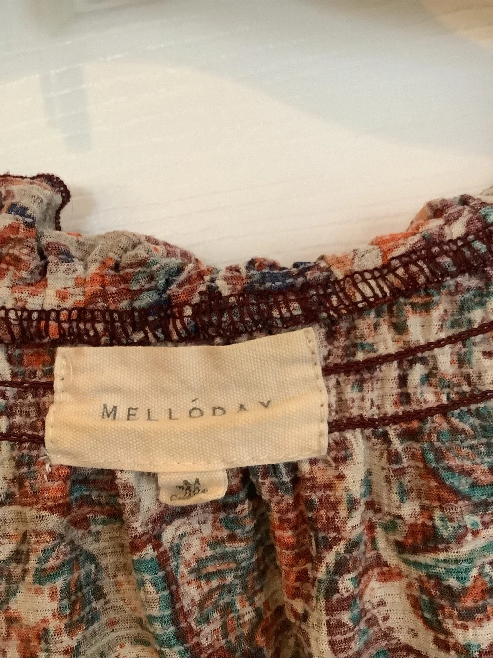 MELLODAY lightweight paisley